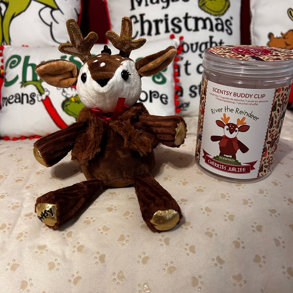 Scentsy Brown Holiday Decor Reindeer